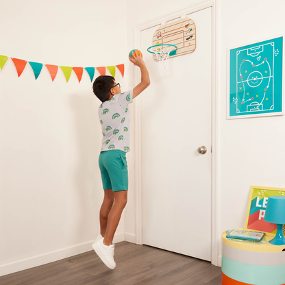 Aro de básquet infantil para puerta