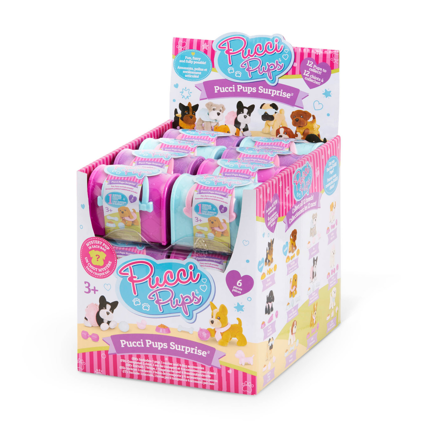 Mini Pucci Pup de plástico coleccionable - unidad sorpresa