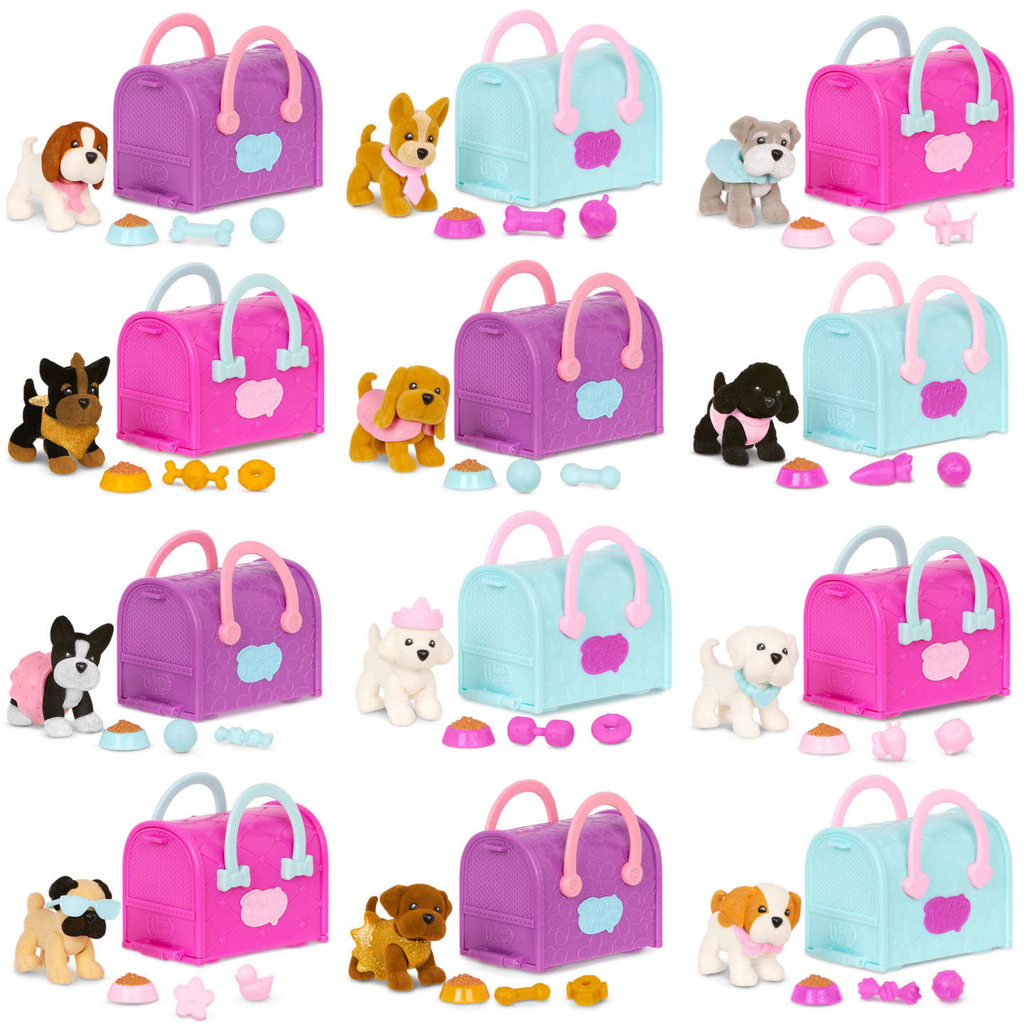 Mini Pucci Pup de plástico coleccionable - unidad sorpresa