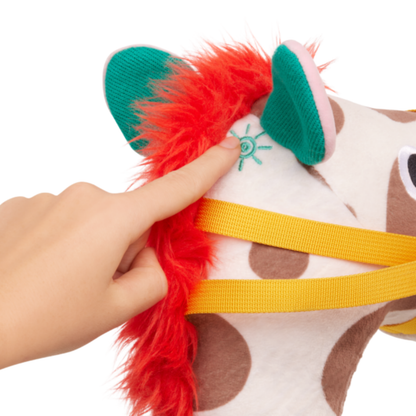 Caballo de palo con cabeza suave Hobby Horse