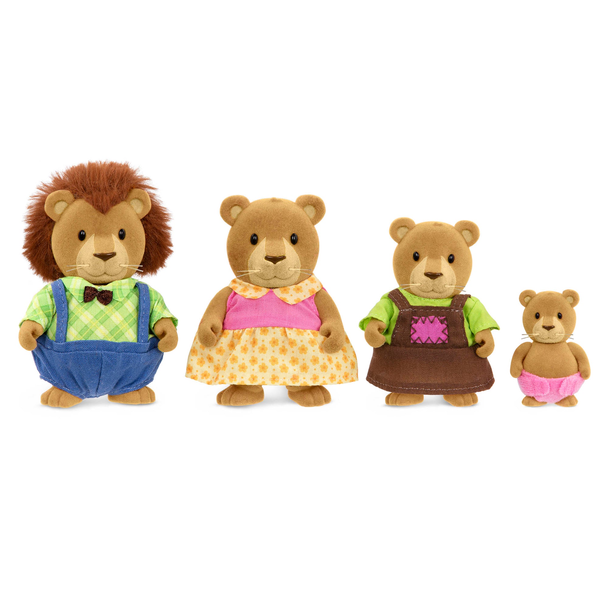 Familia león con 04 personajes modelo nuevo