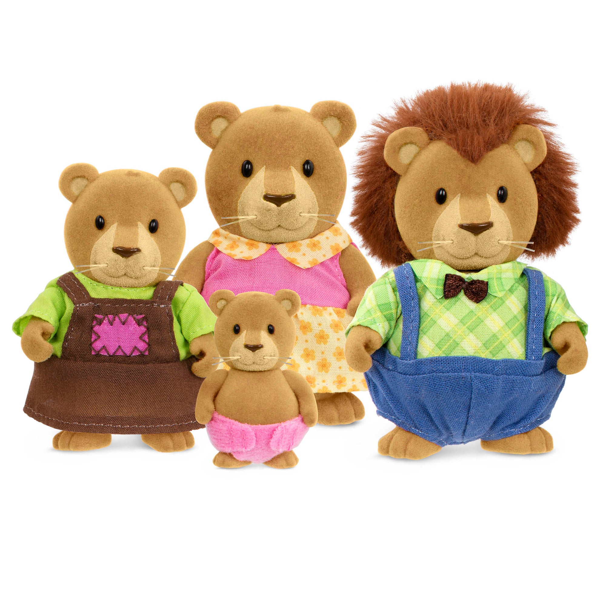 Familia león con 04 personajes modelo nuevo