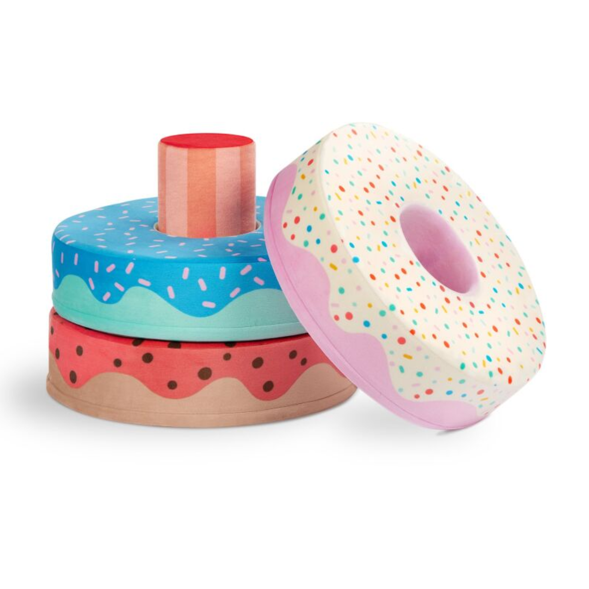 Juego de psicomotricidad de espuma modelo donuts apilables