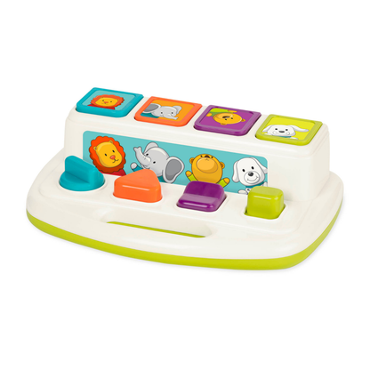 Pop up pals descubre animales nuevo Battat