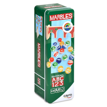 Juego de canicas en caja de metal Travel Size