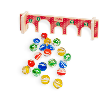 Juego de canicas en caja de metal Travel Size