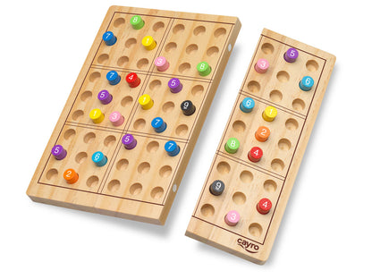 Sudoku de madera en caja de metal Travel Size de Cayro – vista 4