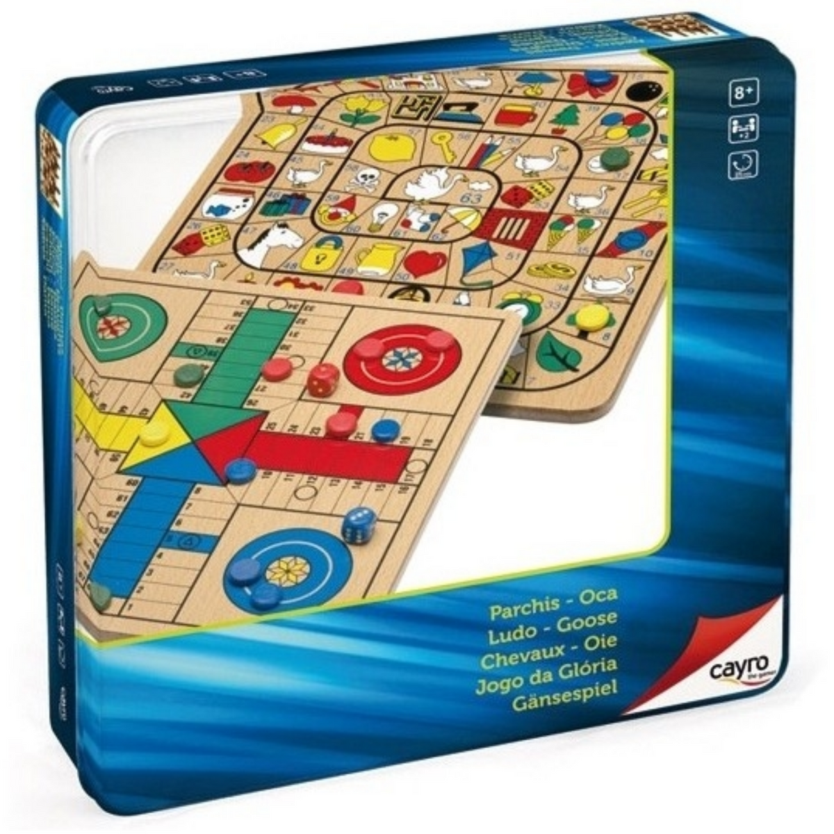 Lata Parchis Oca de Cayro