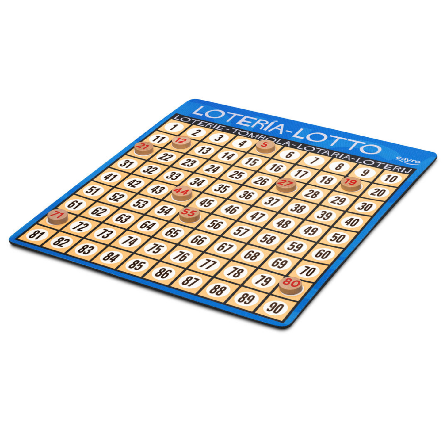 Bingo lotería en lata