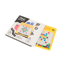 Imanix pizarra magnética amarilla Imadots mini