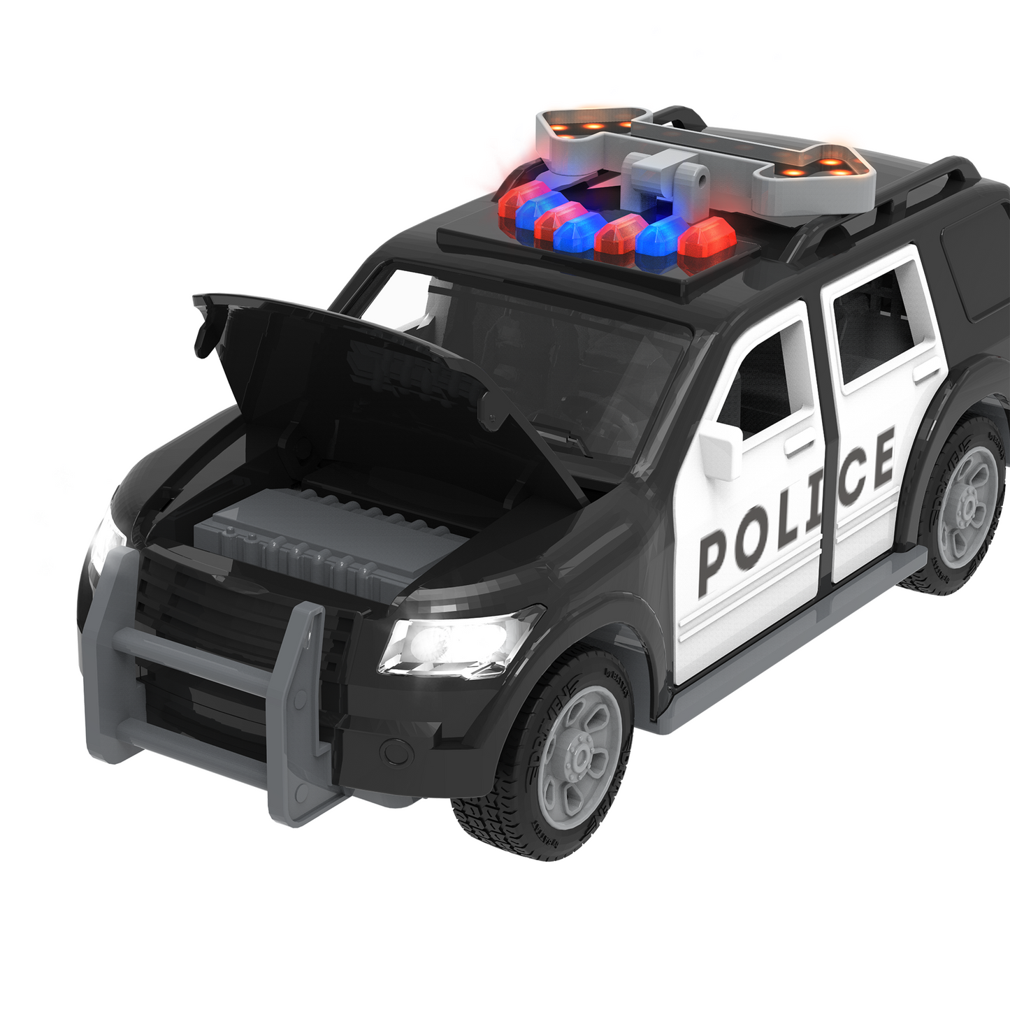 Auto de policia pequeño modelo nuevo