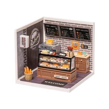 Rolife Super Creator - Kit para armar panadería en miniatura