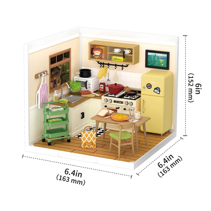 Rolife Super Creator - Kit para armar cocina en miniatura