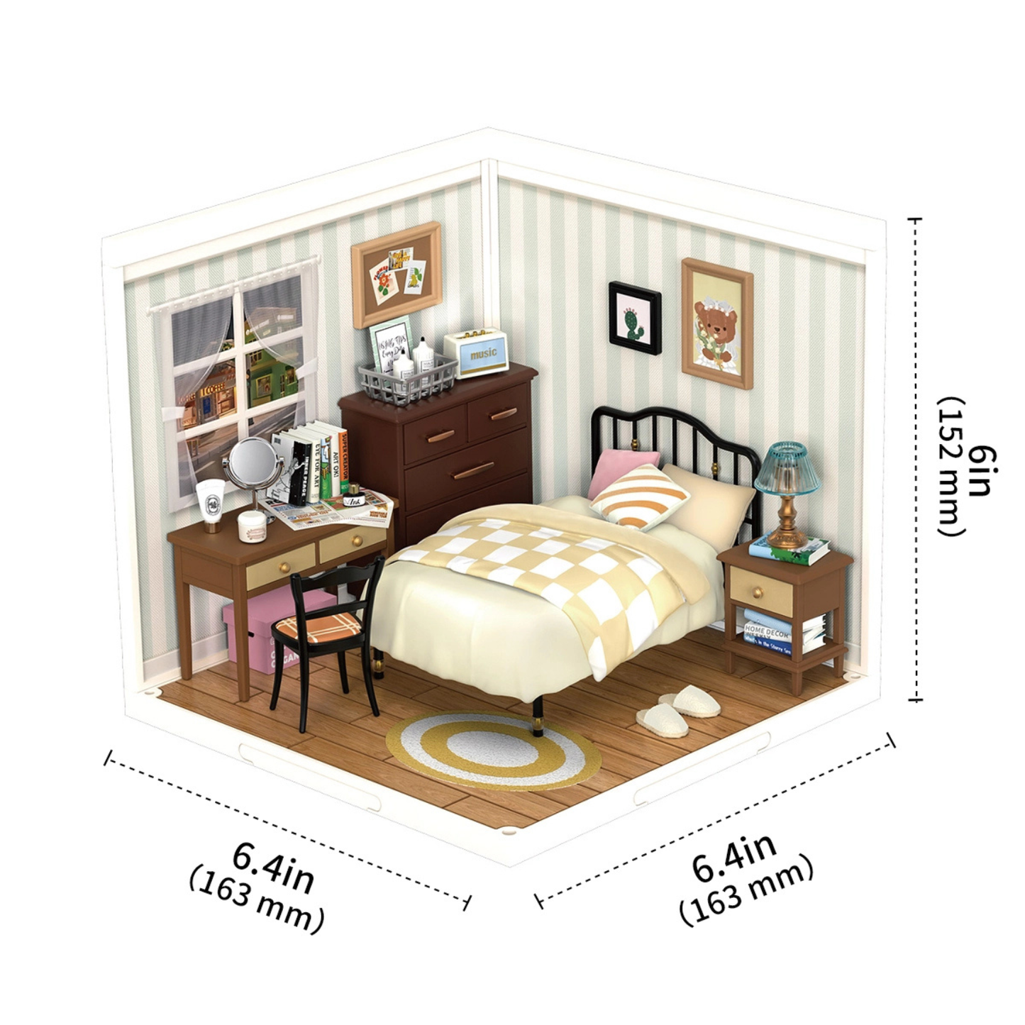 Rolife Super Creator - Kit para armar dormitorio dulces sueños en miniatura