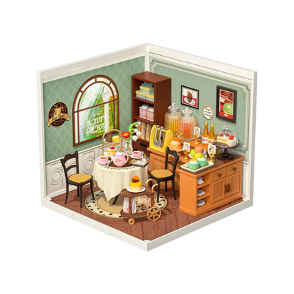 Rolife Super Creator - Kit para armar salón de té en miniatura