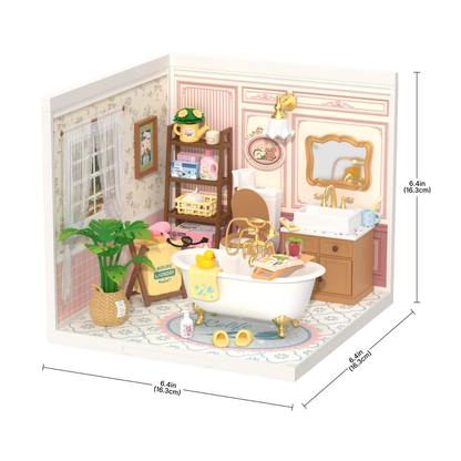 Rolife Super Creator - Kit para armar baño en miniatura