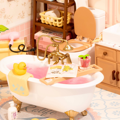 Rolife Super Creator - Kit para armar baño en miniatura