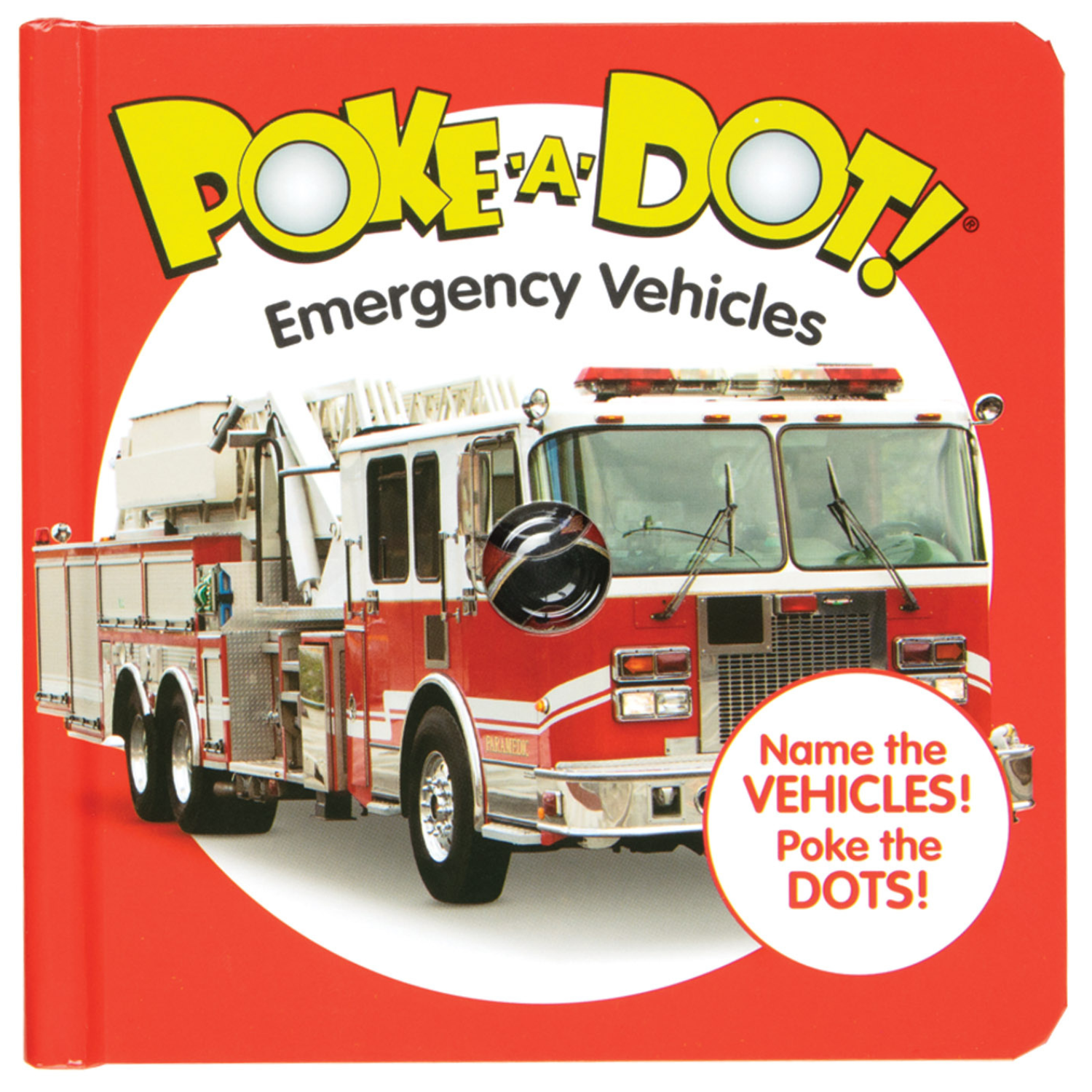 Libro Poke a Dot vehículos de emergencia