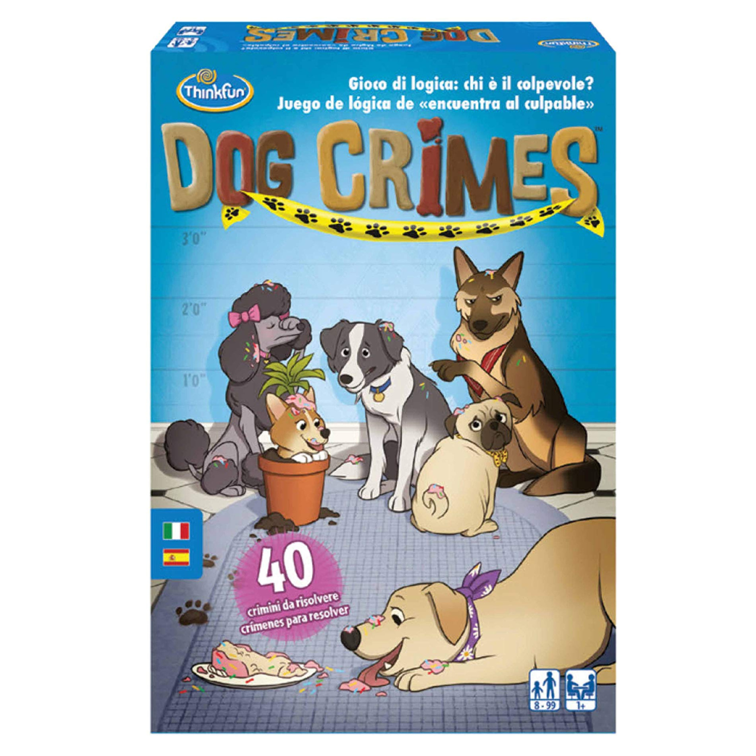 Juego de lógica Dog Crimes "Quién es el perro culpable?"