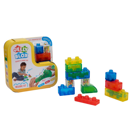 Jelly Blox Newbie set de bloques sensoriales suaves 11 piezas