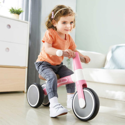 Mi primera bicicleta de equilibrio color rosa