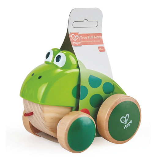 Ranita de arrastre de madera Play Essentials