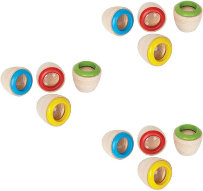 Ojo espía de madera - color aleatorio