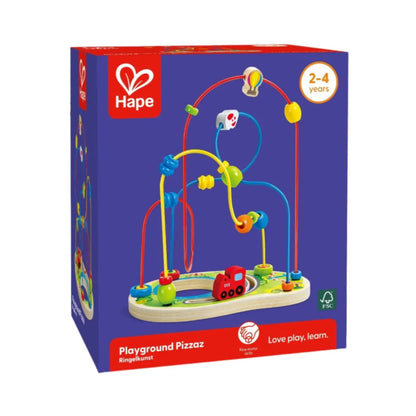 Laberinto de cuentas de madera modelo parque de juegos