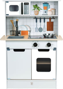 Cocina moderna de madera con luces y sonido Play Essentials 6 piezas