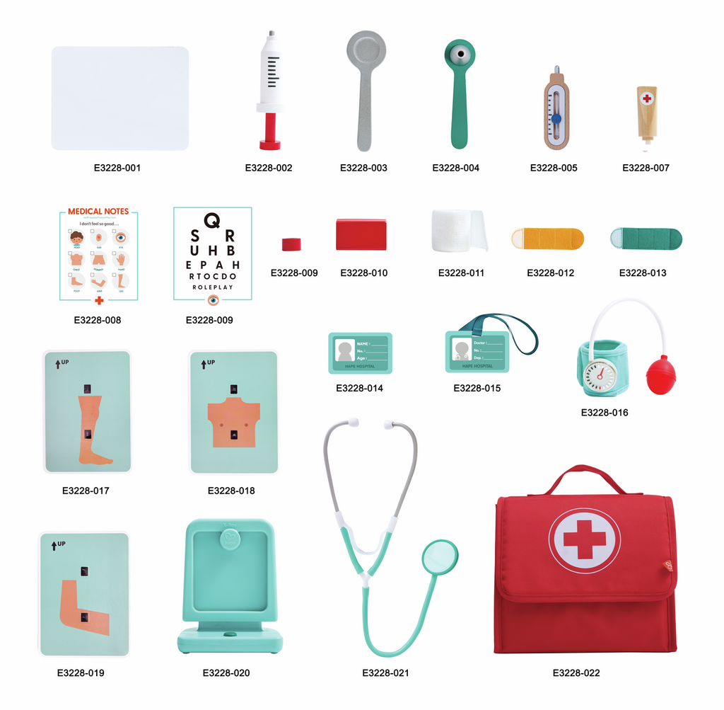 Maletín del pequeño doctor 22 piezas