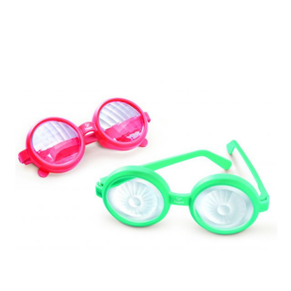 Lentes de plástico para bromas - modelo y color aleatorio