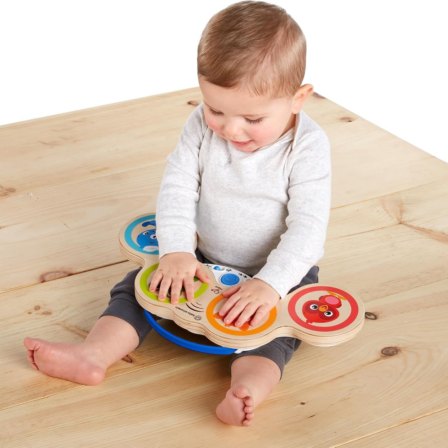Batería interactiva de madera con magic touch