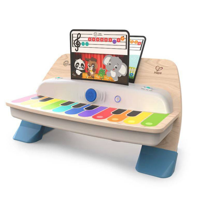 Piano de madera interactivo con sonido y magic touch