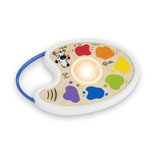 Paleta de colores de madera interactiva con sonido magic touch
