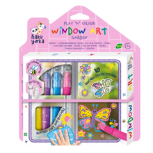 Set crea stickers de jardín para ventana 10 modelos