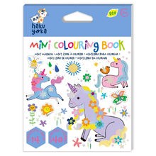 Libro mini para colorear modelo unicornio