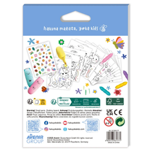Libro mini para colorear modelo unicornio