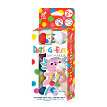Set de plumones DOT 05 colores primarios nuevo