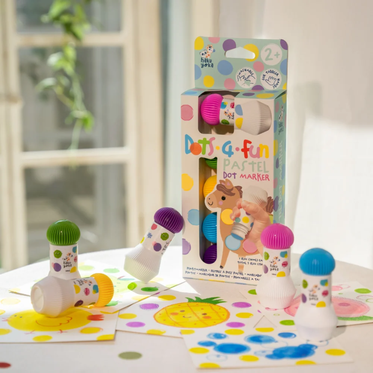 Set de plumones DOT 05 colores pastel nuevo
