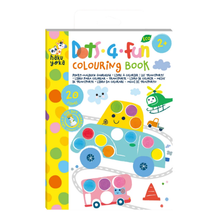 Libro para colorear por puntos modelo transporte 20 páginas