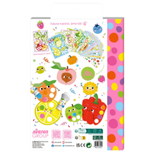 Libro para colorear por puntos modelo alimentos 20 páginas
