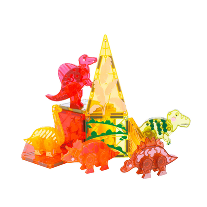 Imanix set magnético mundo dinosaurios 30 piezas
