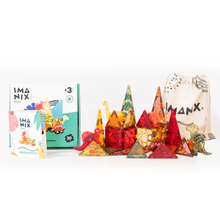 Imanix set magnético mundo dinosaurios 30 piezas