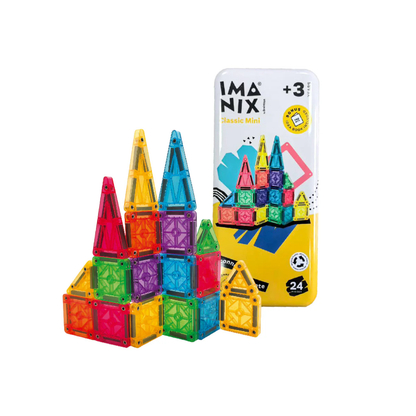Imanix set magnético clásico mini 24 piezas imantadas travel size