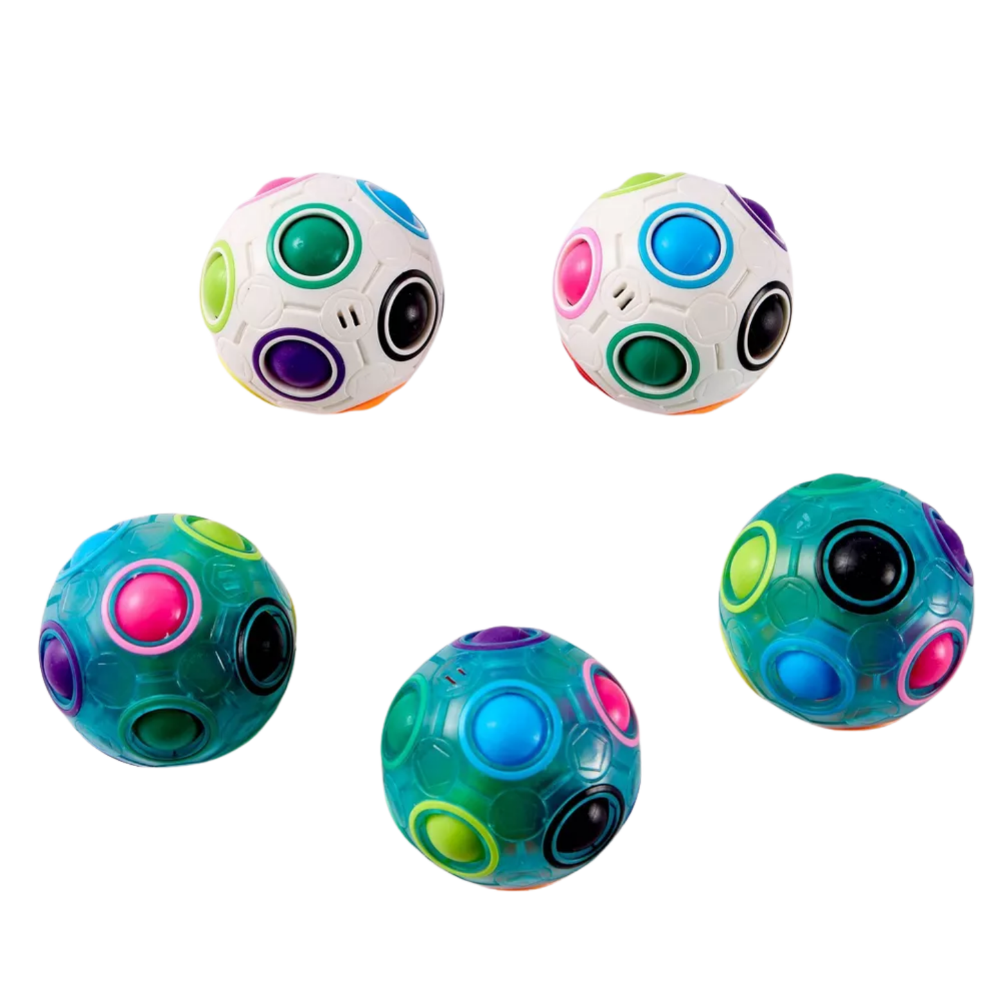 J'adore Fun pelota rompecabezas arcoíris sensorial color aleatorio