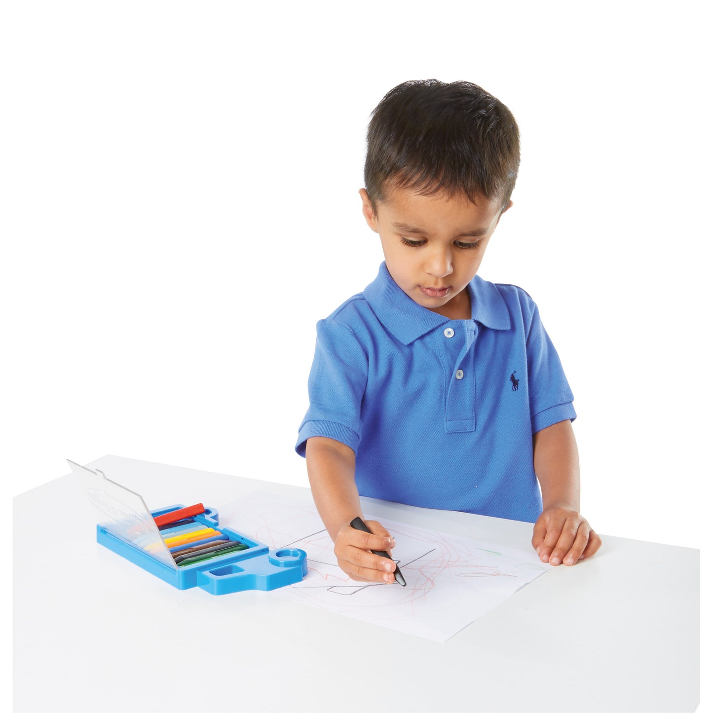 Set de crayones de cera camión 12 unidades