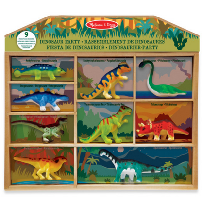 Set colección 9 dinosaurios