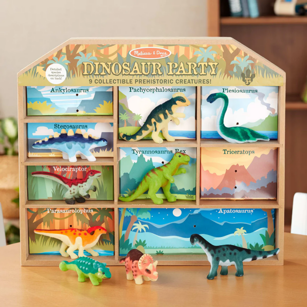 Set colección 9 dinosaurios