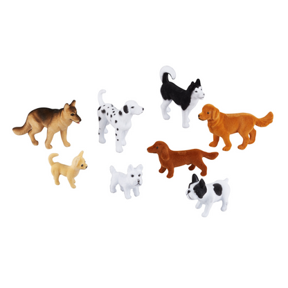 Set colección 08 animales caninos