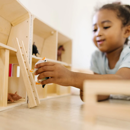 Granja plegable portátil de madera con accesorios